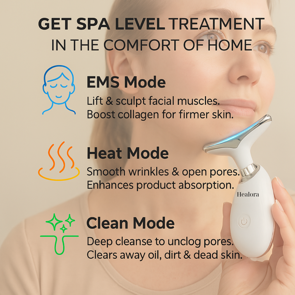 HEALORA 7-in-1 LED Facial Sculptor