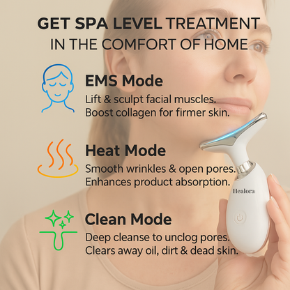 HEALORA 7-in-1 LED Facial Sculptor